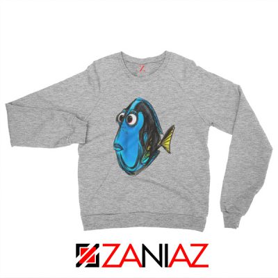 Dory Finding Nemo Sweatshirt Disney Pixar Best Sweatshirt Size S-2XL Sport Grey