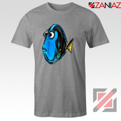 Dory Finding Nemo T-Shirt Disney Pixar T-Shirt Size S-3XL Sport Grey