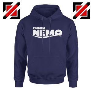 Finding Nemo Movie Logo Hoodie Disney Pixar Hoodie Size S-2XL Navy