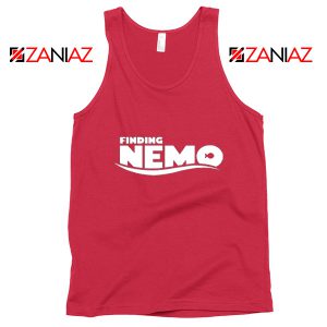 Finding Nemo Movie Logo Tank Top Disney Pixar Tank Top Size S-3XL Red