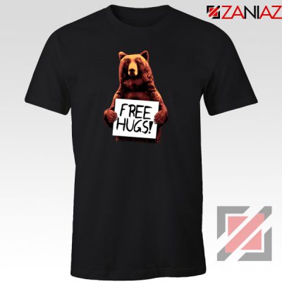 Free Hugs T-shirt Best Animal Lover Tee Shirt Size S-3XL Black