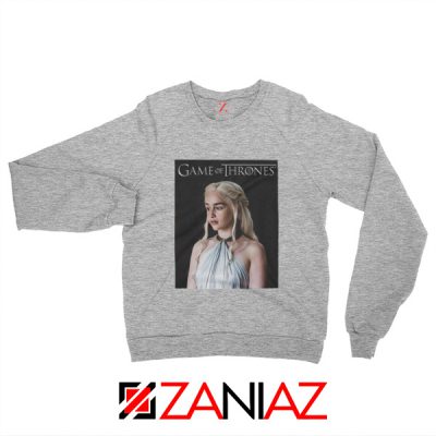 Game of Thrones Daenerys Sweatshirt Women's Sweatshirt Size S-2XL Sport Grey