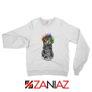 Gauntlet Thanos Avengers Villain Best Sweatshirts Size S-2XL White