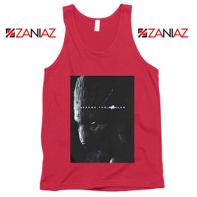 Groot Poster Tank Top Marvel Avengers Endgame Tank Top Size S-3XL Red