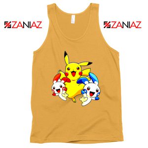 Happy Pikachu Pokemon Tank Top