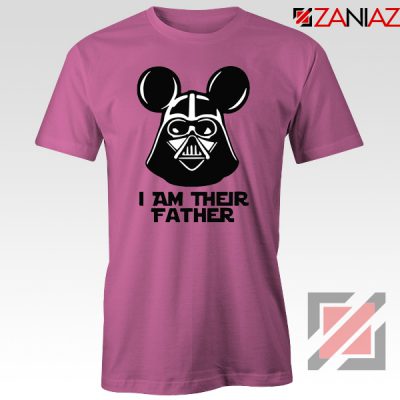 I Am Their Father Nice Tshirt Star Wars Disney Mickey Size S-3XL Pink