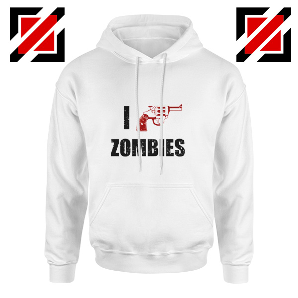 I Heart Zombies Hoodie The Walking Dead Cheap Hoodie Size S-2XL White