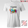 I Love Music T-Shirt The Best Music Festival T-Shirts Size S-3XL White