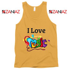 I Love Music Tank Top The Best Music Festival Tank Top Size S-3XL Sunshine
