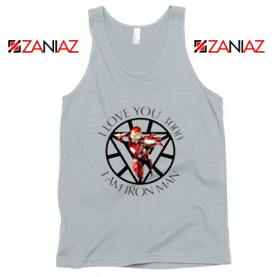 I Love You 3000 Tank Tops Marvel Iron Man Best Tank Top Silver