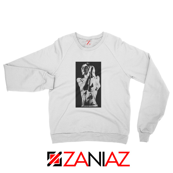 Iggy Pop Performance Music Concert Cheap Best Sweatshirt Size S-2XL White
