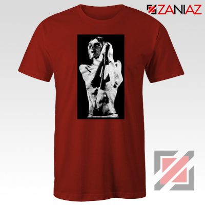 Iggy Pop Performance Music Concert Cheap Best Tee Shirt Size S-3XL Red