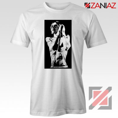 Iggy Pop Performance Music Concert Cheap Best Tee Shirt Size S-3XL White