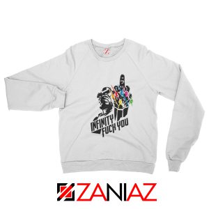Infinity War Sucks Sweatshirts Parody Thanos Sweatshirts Size S-2XL White