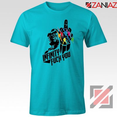 Infinity War Sucks T-shirt Parody Thanos Tee Shirts Size S-3XL Light Blue