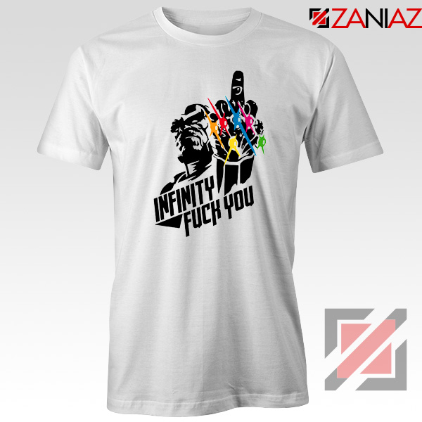 Infinity War Sucks T-shirt Parody Thanos Tee Shirts Size S-3XL White
