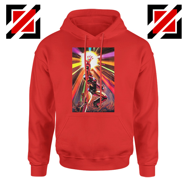 Iron Man Infinity Gauntlet Avengers Endgame Hoodie Size S-2XL Red