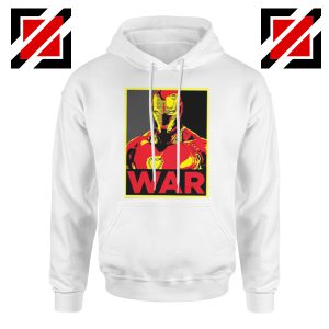 Iron Man War Hoodie Infinity War Cheap Hoodie Size S-2XL White