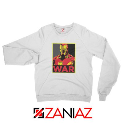 Iron Man War Sweatshirt Infinity War Cheap Sweatshirt Size S-2XL White