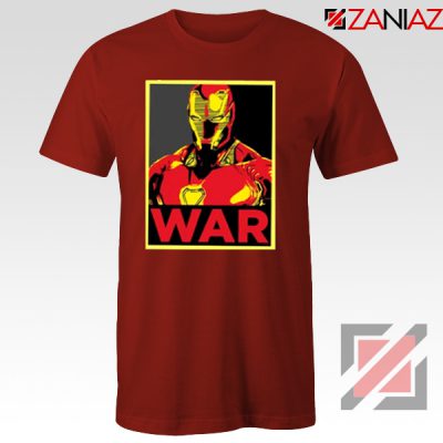 Iron Man War T-shirt Infinity War Cheap Tee Shirts Size S-3XL Red