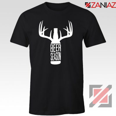 It's Beer Season T-shirt Funny Slogan Tee Shirt Size S-3XL Black