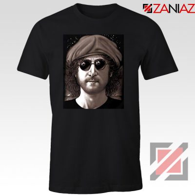 John Lennon Imagine T-Shirt The Beatles Band Music T-Shirt Size S-3XL Black