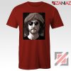 John Lennon Imagine T-Shirt The Beatles Band Music T-Shirt Size S-3XL Red
