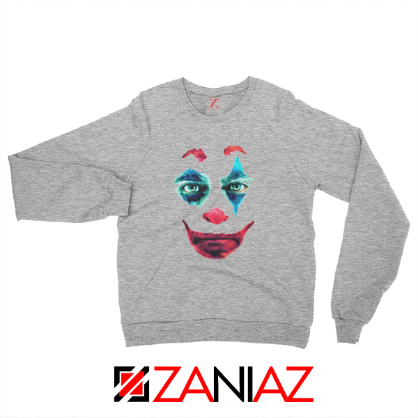 Joker 2019 Movie Sweatshirt Joaquin Phoenix Joker Sweatshirt Grey