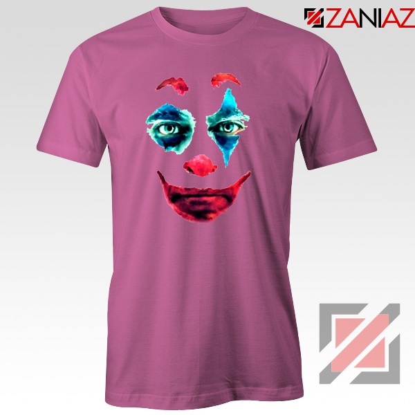 Joker 2019 Movie T-Shirts Joaquin Phoenix Joker Best T-Shirt Size S-3XL Pink