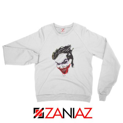 Joker Poster Film Sweatshirt Joker Movie 2019 Sweatshirt Size S-2XL White