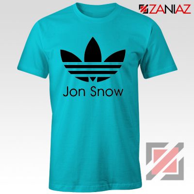 Jon Snow Tee Shirt The Game Of Thrones Best Tshirt Size S-3XL Light Blue