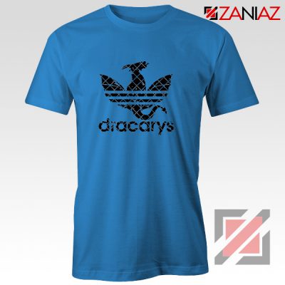 Logo Dracarys T-Shirt Game of Thrones Best Tee Shirt Size S-3XL Blue