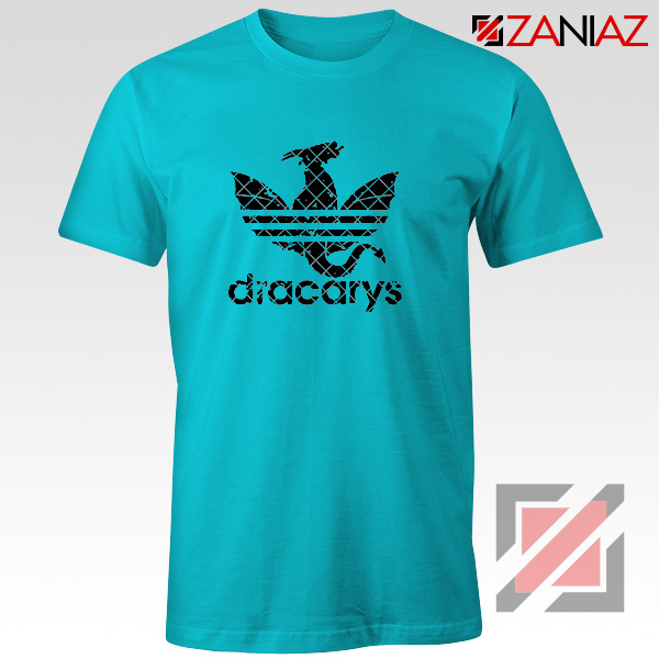 Logo Dracarys T-Shirt Game of Thrones Best Tee Shirt Size S-3XL Light Blue