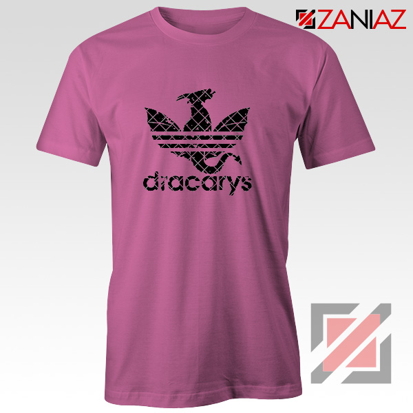 Logo Dracarys T-Shirt Game of Thrones Best Tee Shirt Size S-3XL Pink