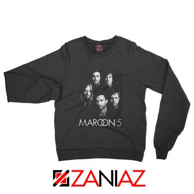 Maroon 5 Band Face Logo Sweatshirt Adam Levine Maroon 5 Sweatshirt Black