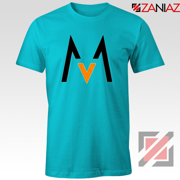 Maroon 5 Logo T shirt Music Band Maroon 5 T-Shirt Size S-3XL Light Blue