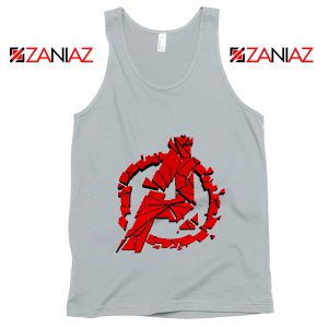 Marvel Avengers Endgame Tank Tops Avengers Shattered Tank Top Silver