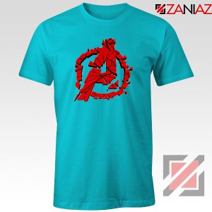 Marvel Avengers Endgame Tee Shirts Avengers Shattered T-Shirt Light Blue