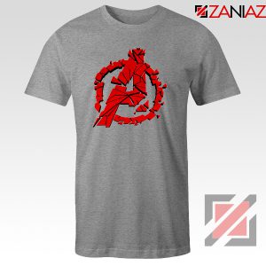 Marvel Avengers Endgame Tee Shirts Avengers Shattered T-Shirt Sport Grey