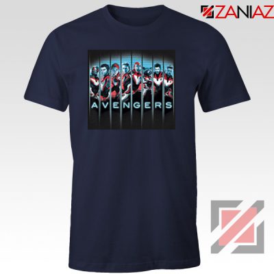 Marvel Avengers Endgame Tshirt Super Heroes Tee Shirt Size S-3XL Navy