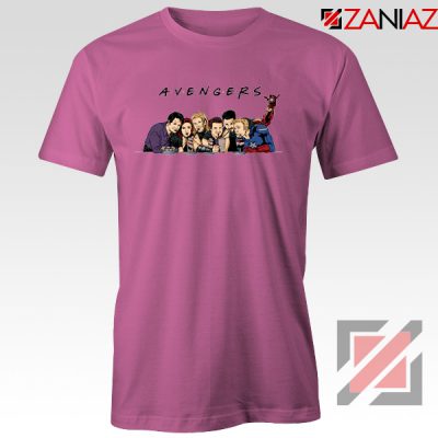 Marvel Avengers Friends Merch Best Tee Shirts Size S-3XL Pink