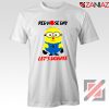 Minion Red Nose Day T-Shirt Funny Minion Tshirts Size S-3XL White