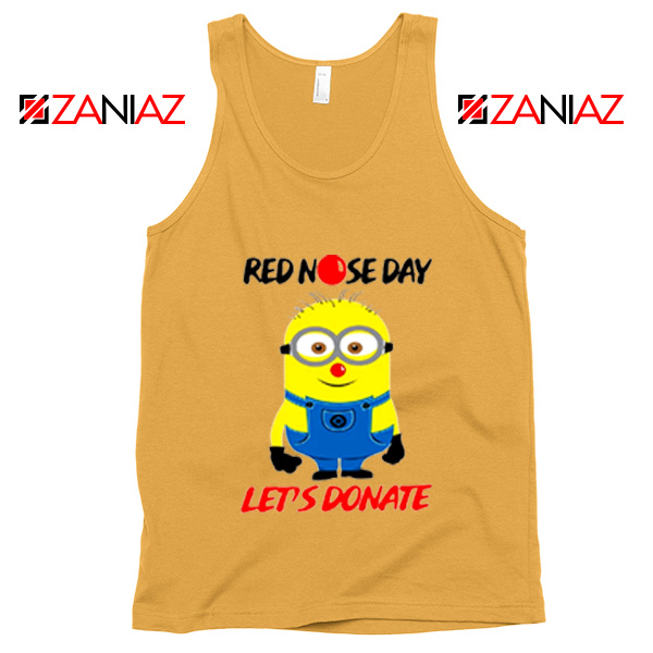 Minion Red Nose Day Tank Top Funny Minion Tank Tops Sunshine