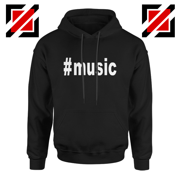 Music Hashtag Best Hoodie Music Women's Hoodie Size S-2XL Black