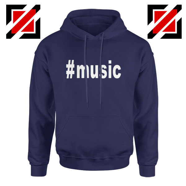 Music Hashtag Best Hoodie Music Women's Hoodie Size S-2XL Navy