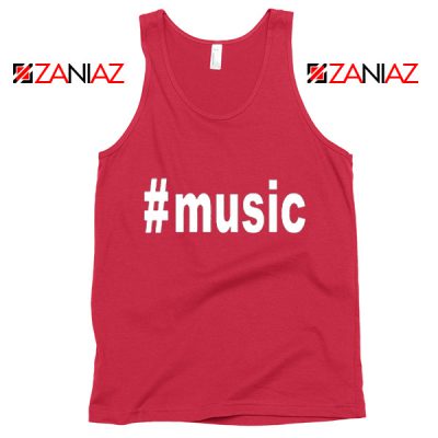 Music Hashtag Best Tank Top Music Women's Tank Top Size S-3XL Red