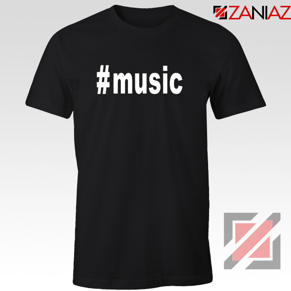 Music Hashtag Best Tshirt Music Women's T-Shirts Size S-3XL Black