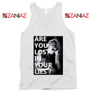 No More Sorrow Lyric Tank Top Linkin Park Best Tank Top Size S-3XL White