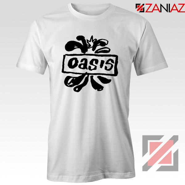 Oasis English Rock Band T-Shirts Oasis Band Cheap T-Shirts Size S-3XL White