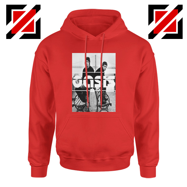 Oasis Music Rock Band Hoodie Oasis UK Band Hoodie Size S-2XL Red